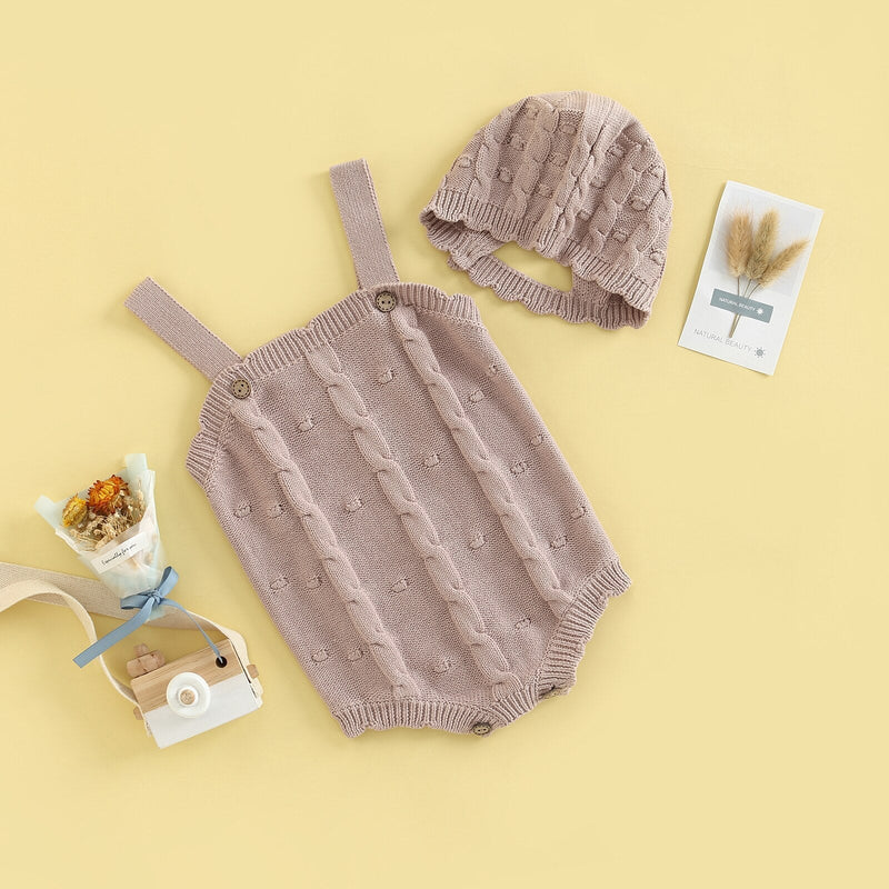 Body Infantil Feminino Detalhes + Gorro