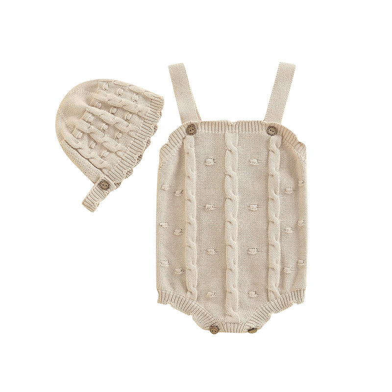 Body Infantil Feminino Detalhes + Gorro