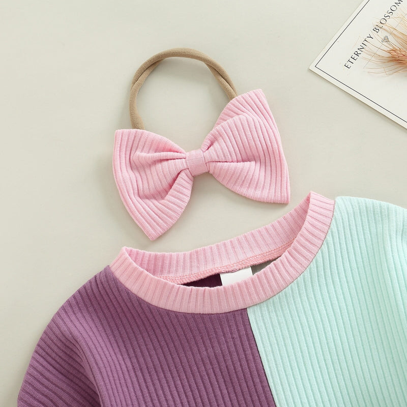 Body Infantil Feminino Duo Color + Faixa