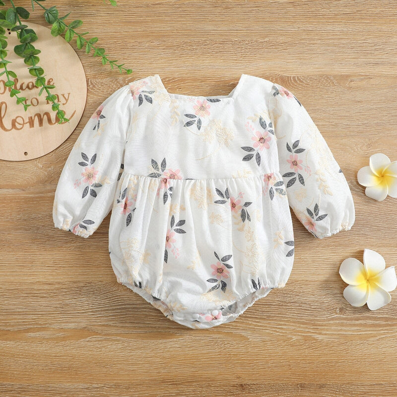 Body Infantil Feminino Flores