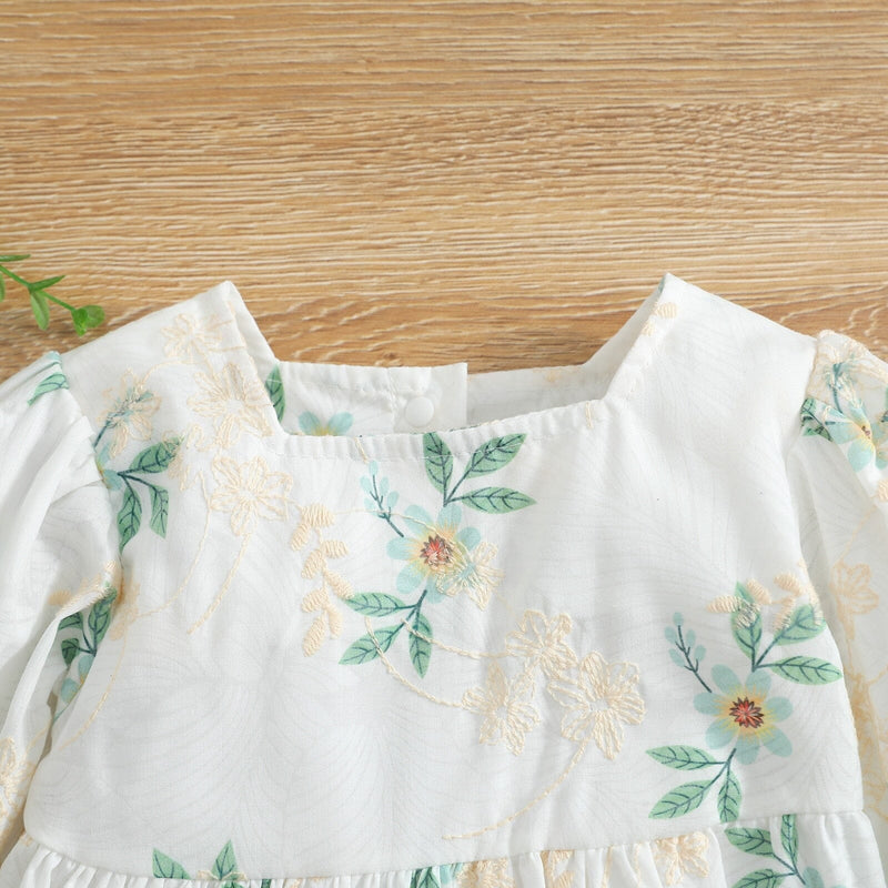 Body Infantil Feminino Flores