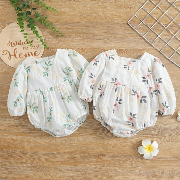 Body Infantil Feminino Flores
