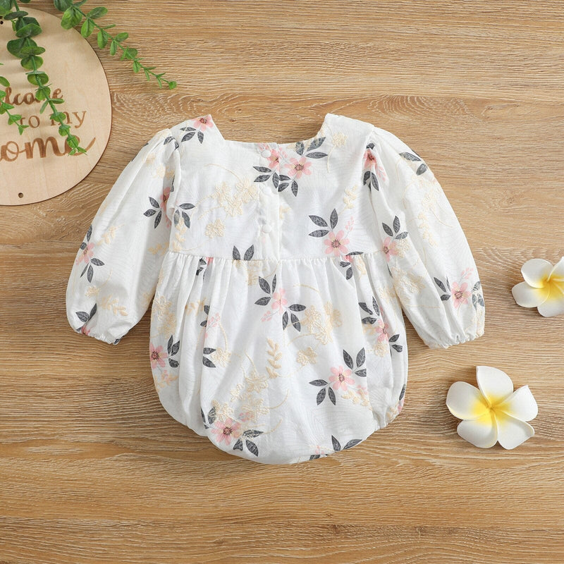Body Infantil Feminino Flores