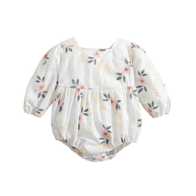Body Infantil Feminino Flores