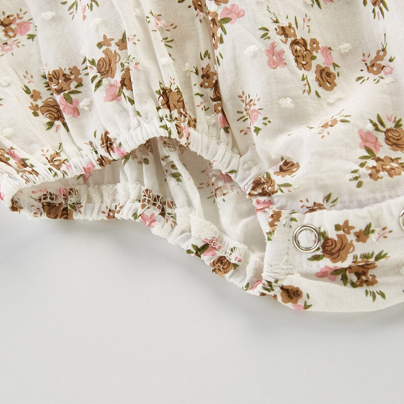 Body Infantil Feminino Florzinha e Babado