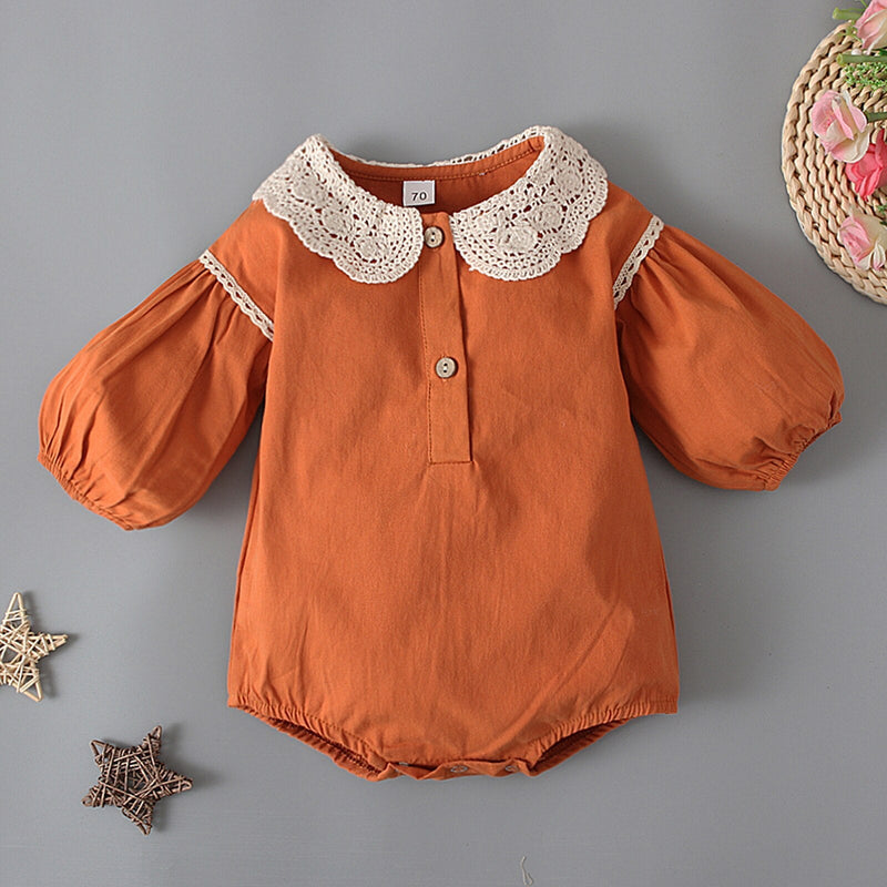 Body Infantil Feminino Gola Detalhes