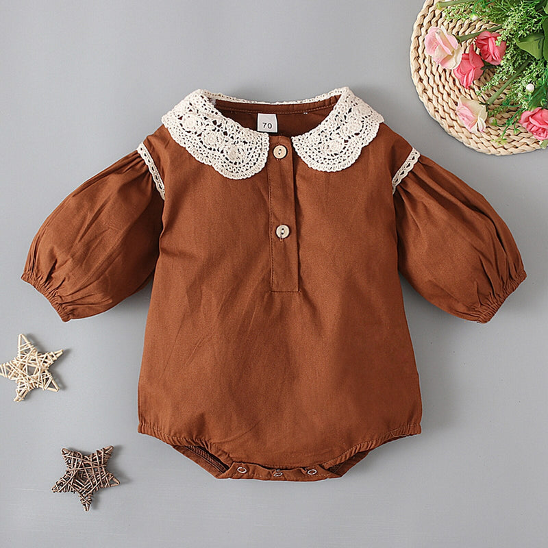 Body Infantil Feminino Gola Detalhes