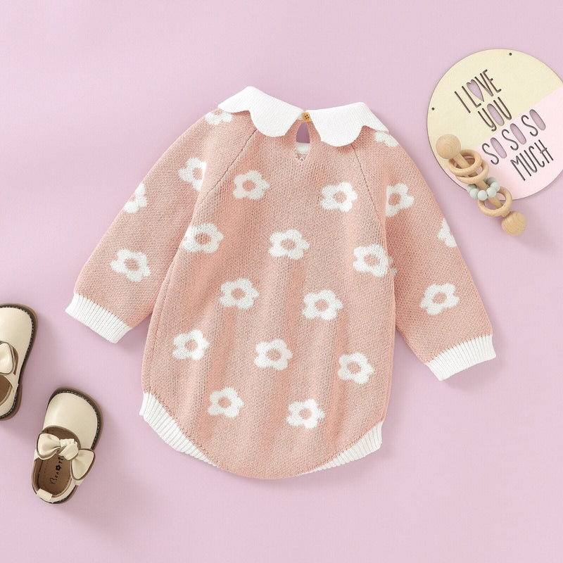 Body Infantil Feminino Golinha e Flores