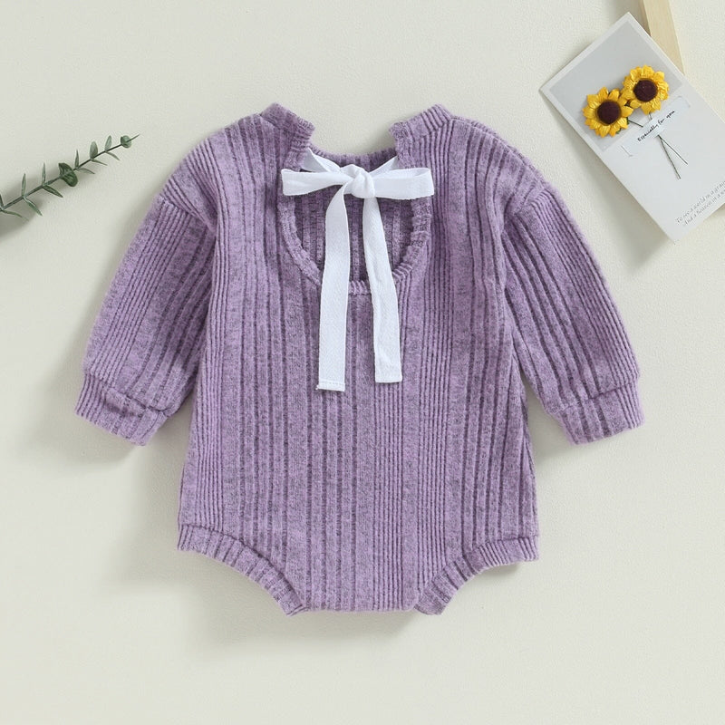 Body Infantil Feminino Inverno Laçinho