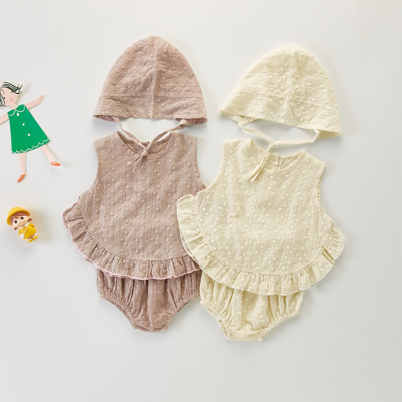 Body Infantil Feminino Lese + Touca