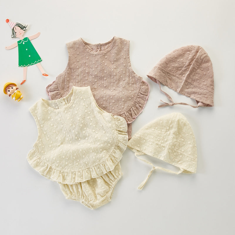 Body Infantil Feminino Lese + Touca