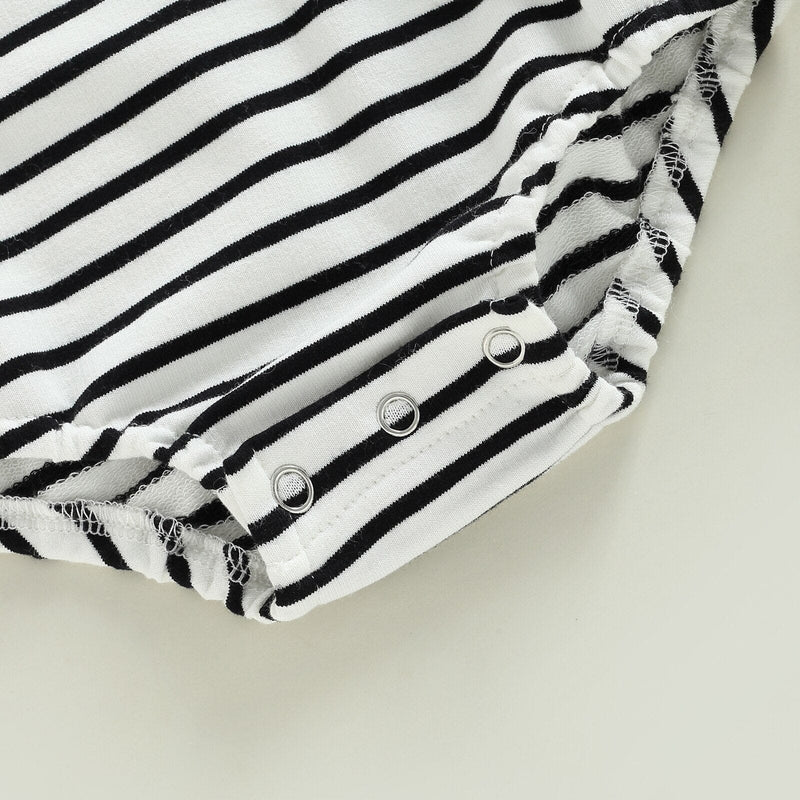 Body Infantil Feminino Listras + Faixa