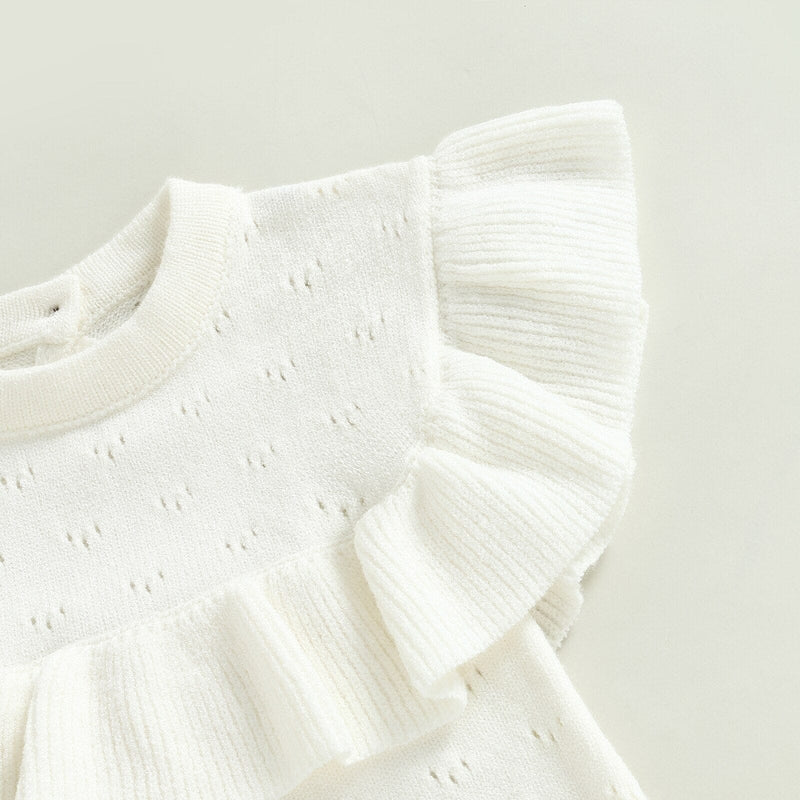 Body Infantil Feminino Manguinha Plissada