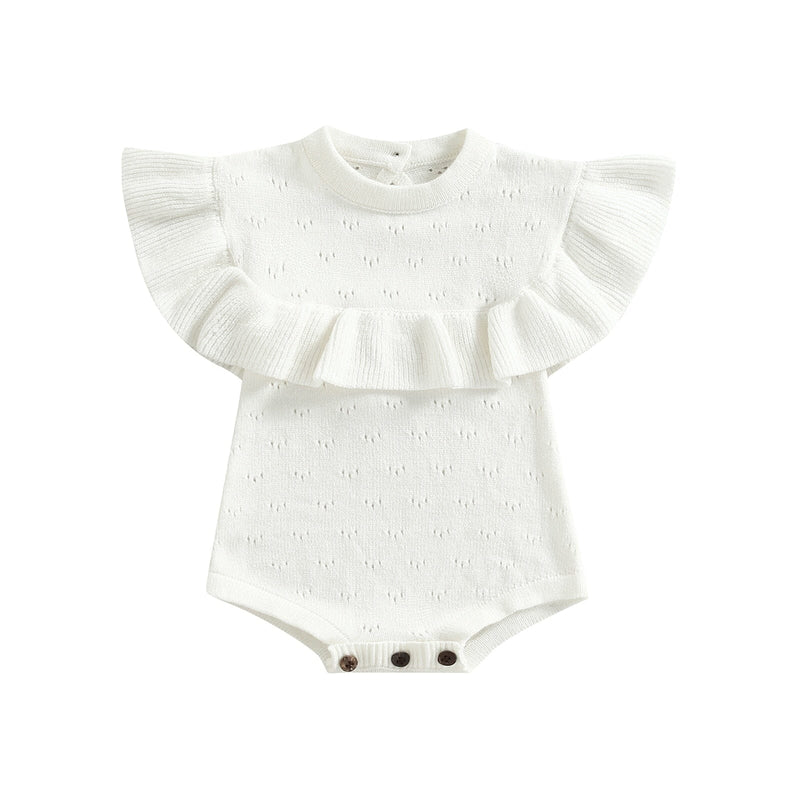 Body Infantil Feminino Manguinha Plissada