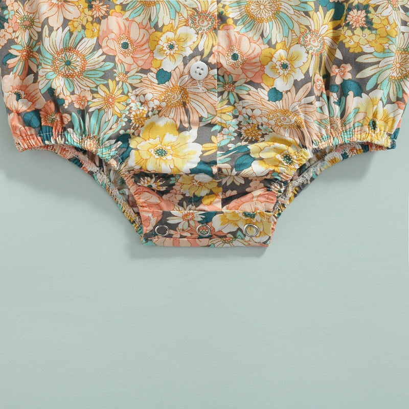 Body Infantil Feminino Primavera + Touca