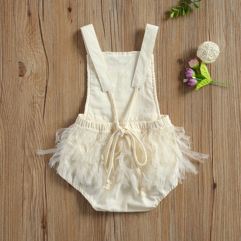 Body Infantil Feminino Rendinha e Franjinha
