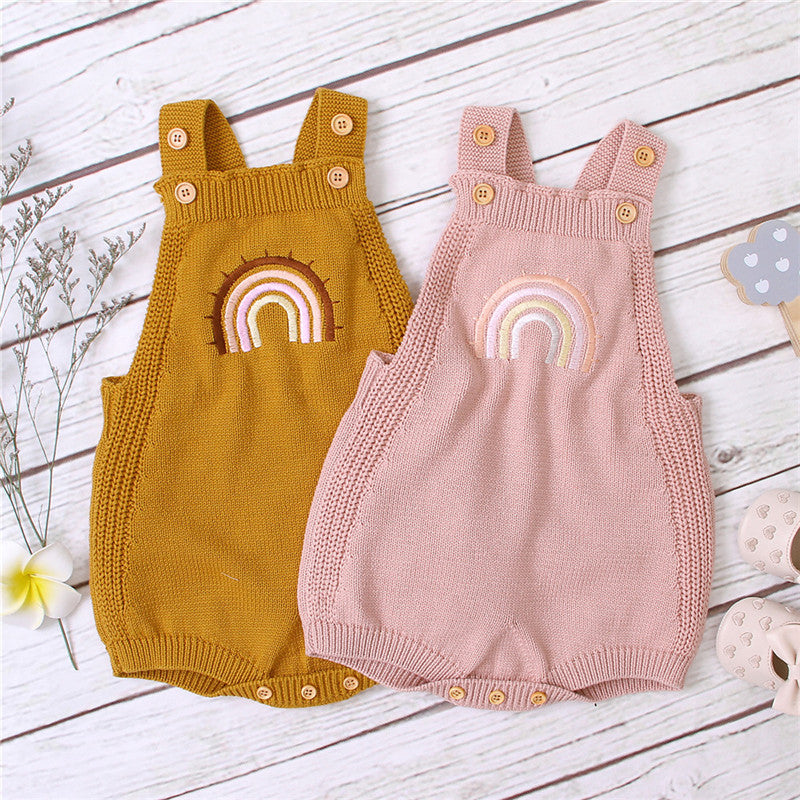 Body Infantil Feminino Romper Infantil Feminino Tricô