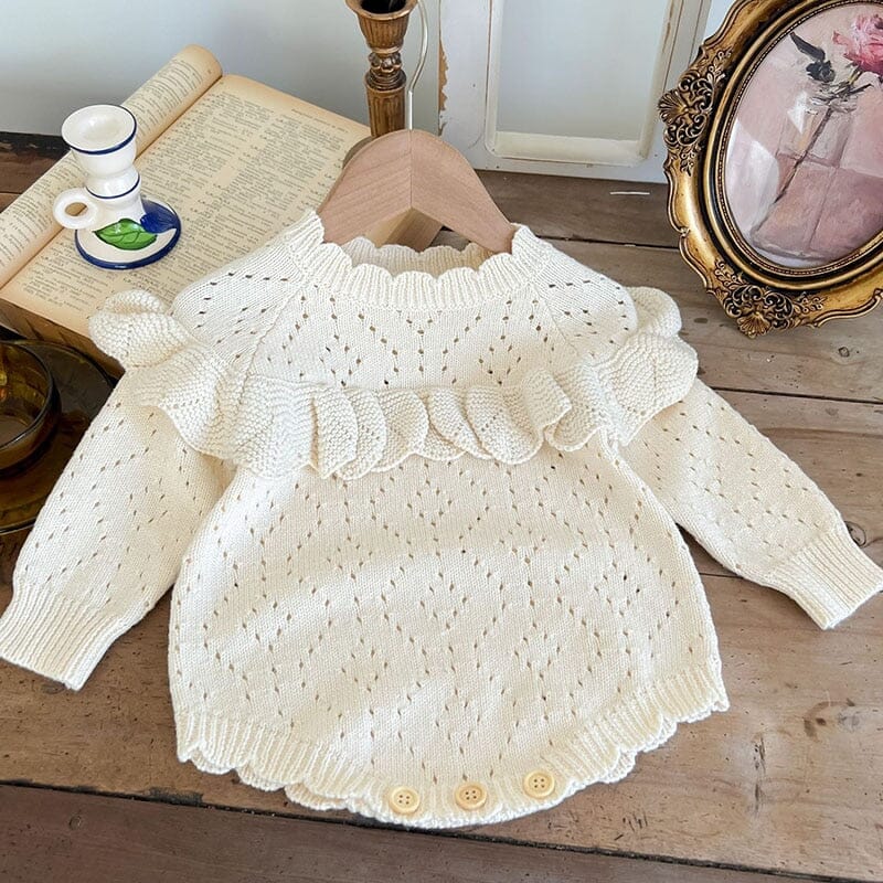 Body Infantil Feminino Tricô