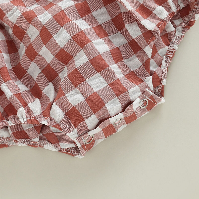 Body Infantil Feminino Xadrez + Faixa