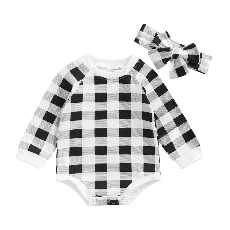 Body Infantil Feminino Xadrez + Faixa