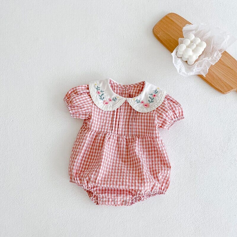Body Infantil Feminino Xadrez Golinha