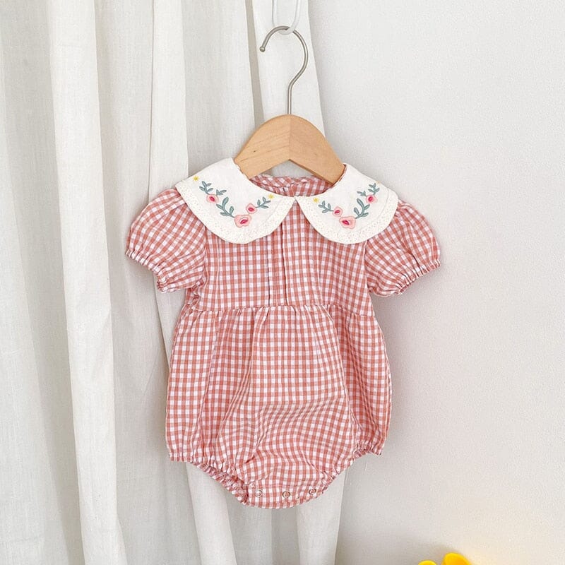 Body Infantil Feminino Xadrez Golinha
