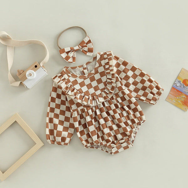 Body Infantil Xadrez + Faixa