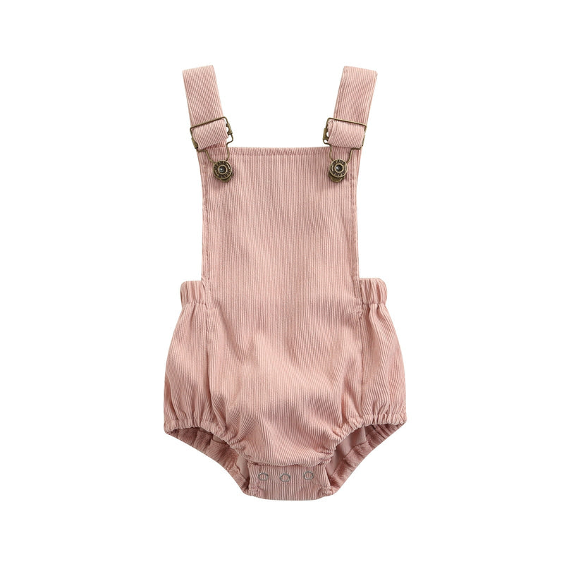 Body Infantil Feminino Romper Canelado Delicado