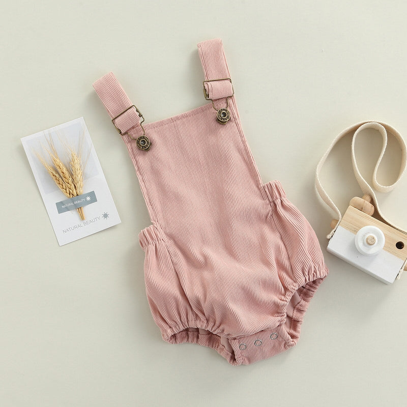 Body Infantil Feminino Romper Canelado Delicado