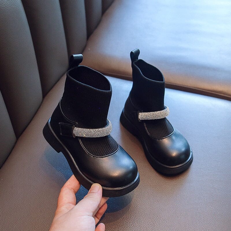 Bota Infantil Feminina Meia Pedras