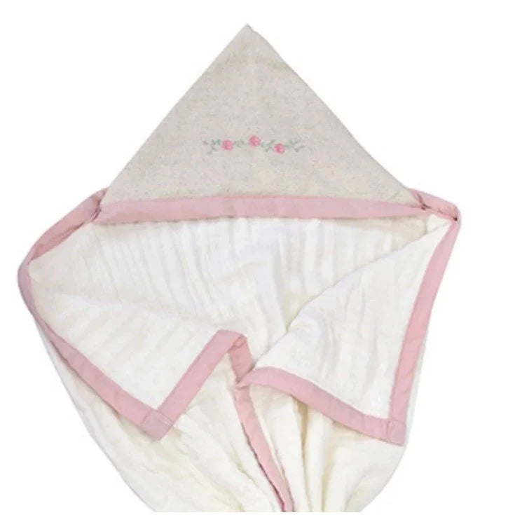 Toalha Soft Loupiot Nature Bordada 85 X85 Cm