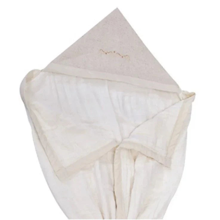 Toalha Soft Loupiot Nature Bordada 85 X85 Cm