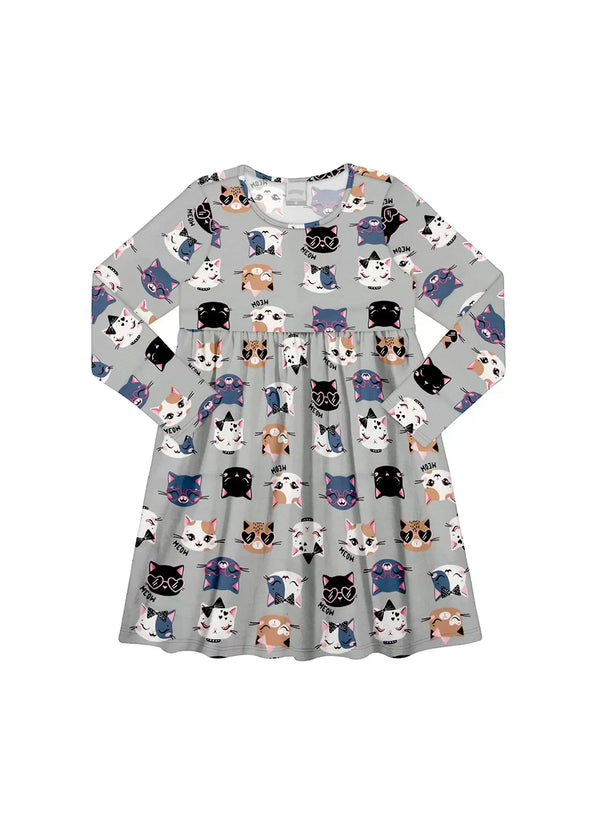 Vestido Alakazoo Gatinha Malha