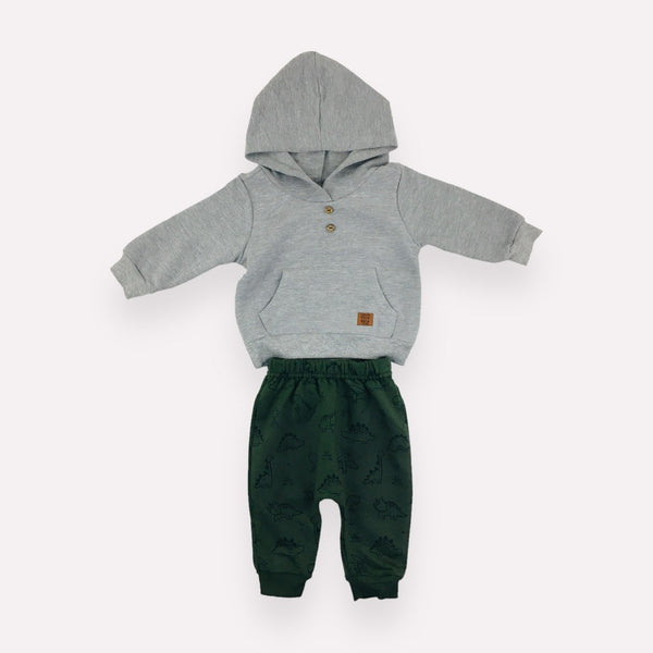 Conjunto Pulla Bulla Dinos Canelado