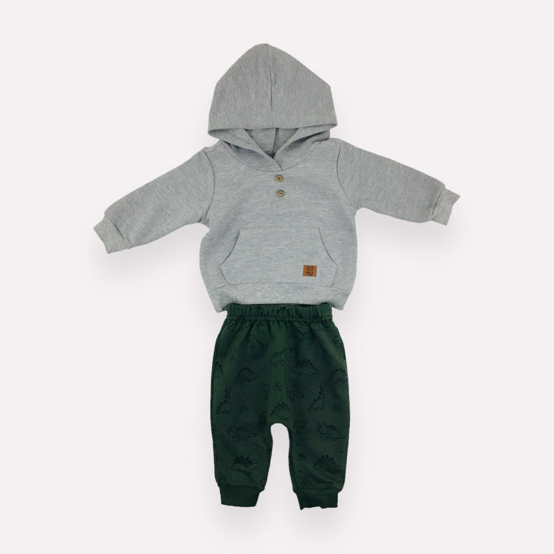 Conjunto Pulla Bulla Dinos Canelado