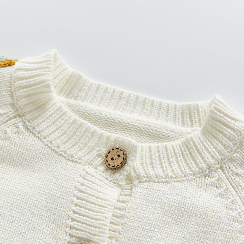 Cardigan Infantil Feminino Arco íris