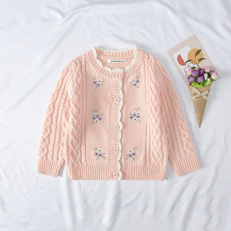 Cardigan Infantil Feminino Delicado