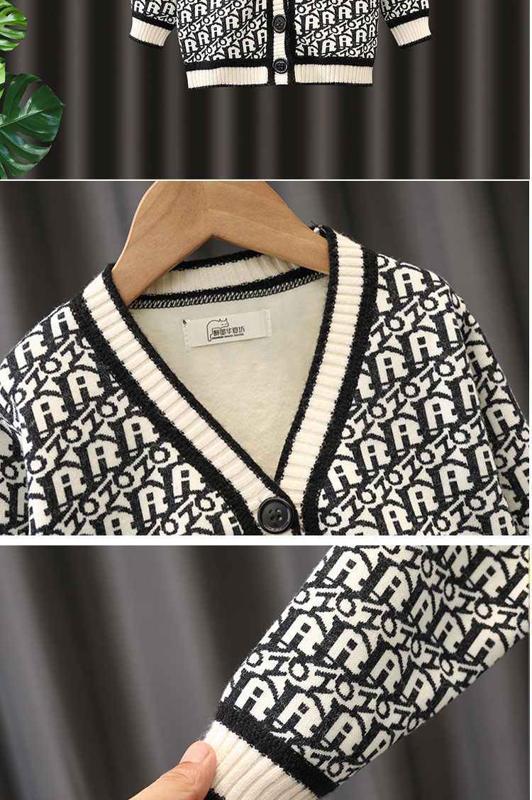 Cardigan Infantil Letras