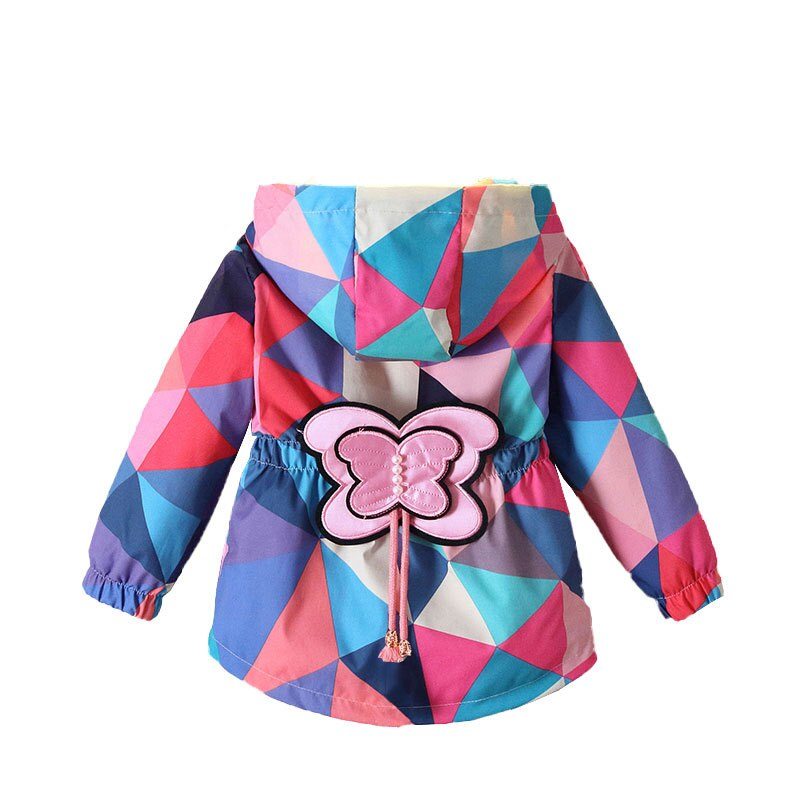 Casaco Infantil com Capuz Borboleta