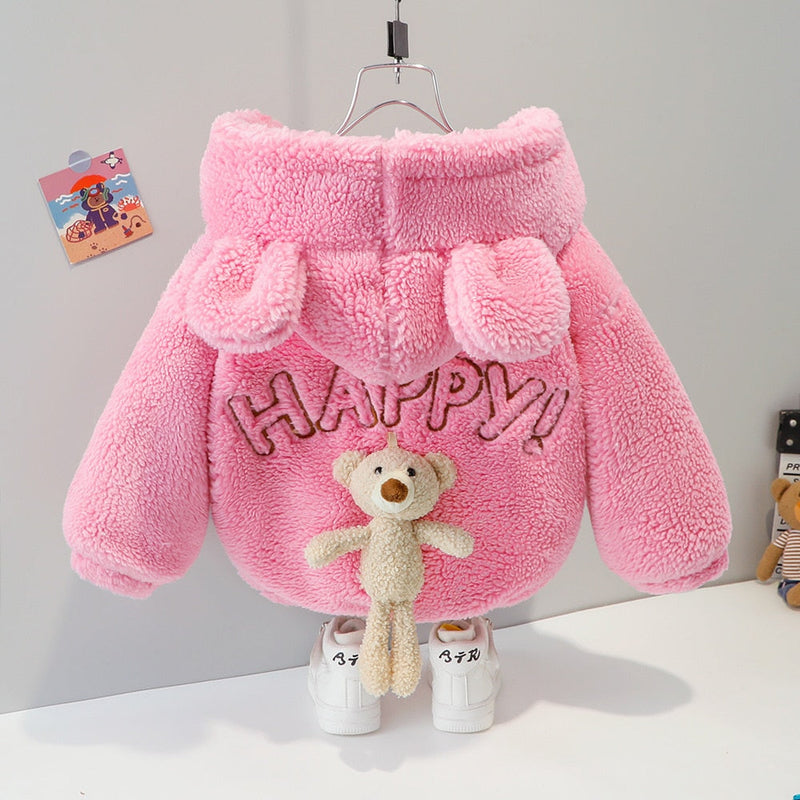 Casaco Infantil com Capuz Happy