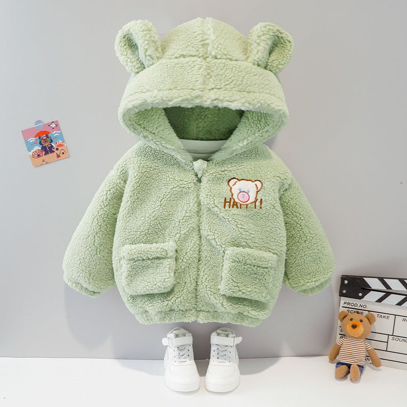 Casaco Infantil com Capuz Happy