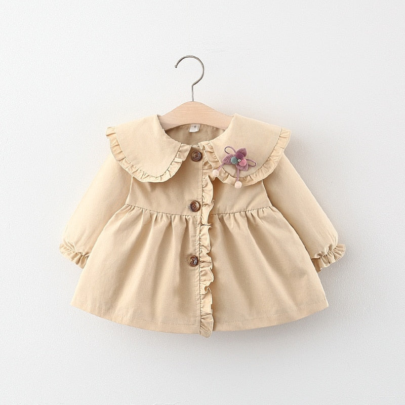 Casaco Infantil Feminino Gola Fofa
