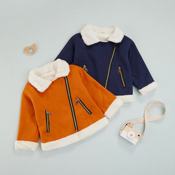 Casaco Infantil Forrado Zíper
