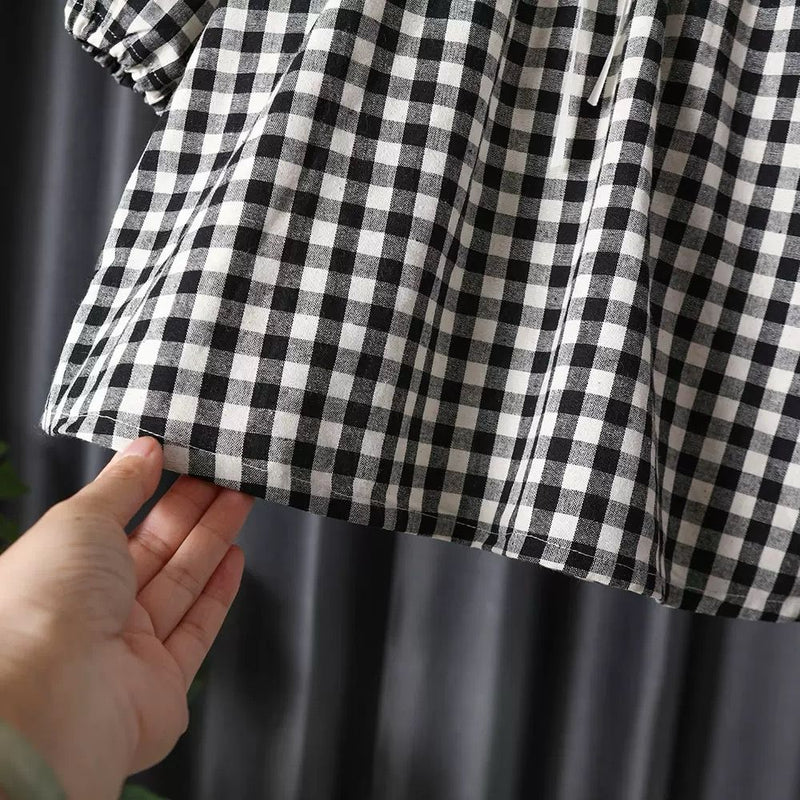 Vestido Infantil Xadrez Golinha