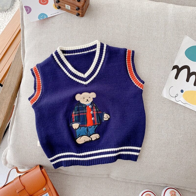 Colete Infantil Masculino Ursinho
