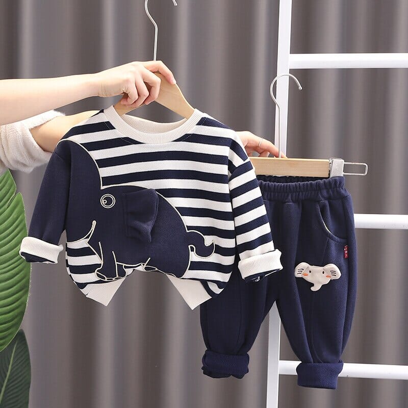 Conjunto Infantil Elefantinho Listras