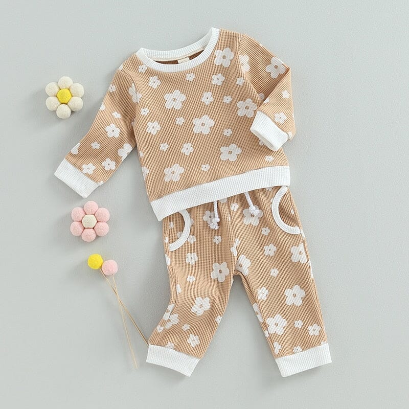 Conjunto Infantil Feminino Bolso Florzinhas