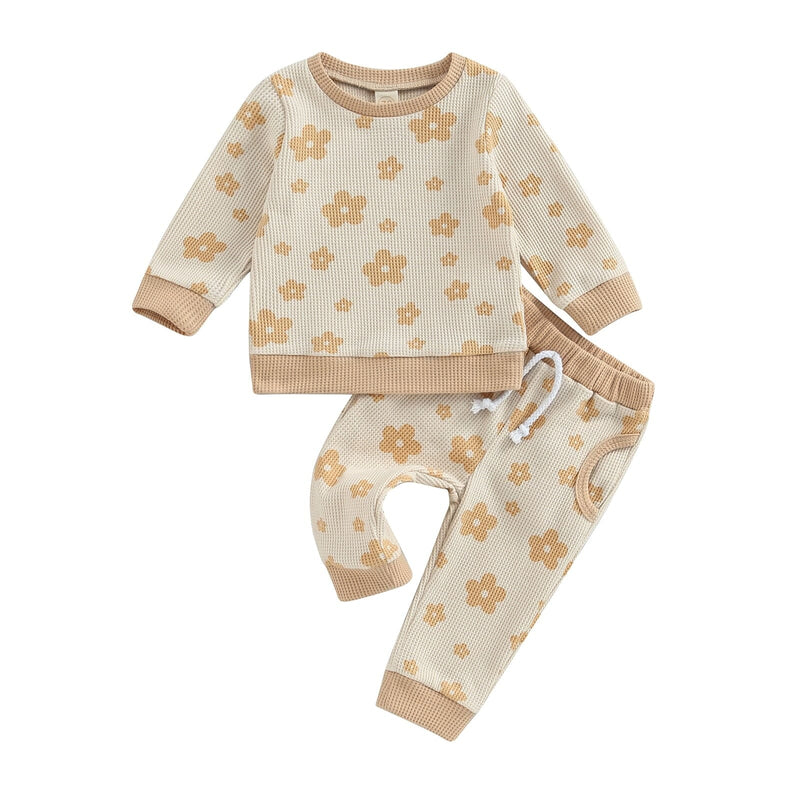 Conjunto Infantil Feminino Bolso Florzinhas