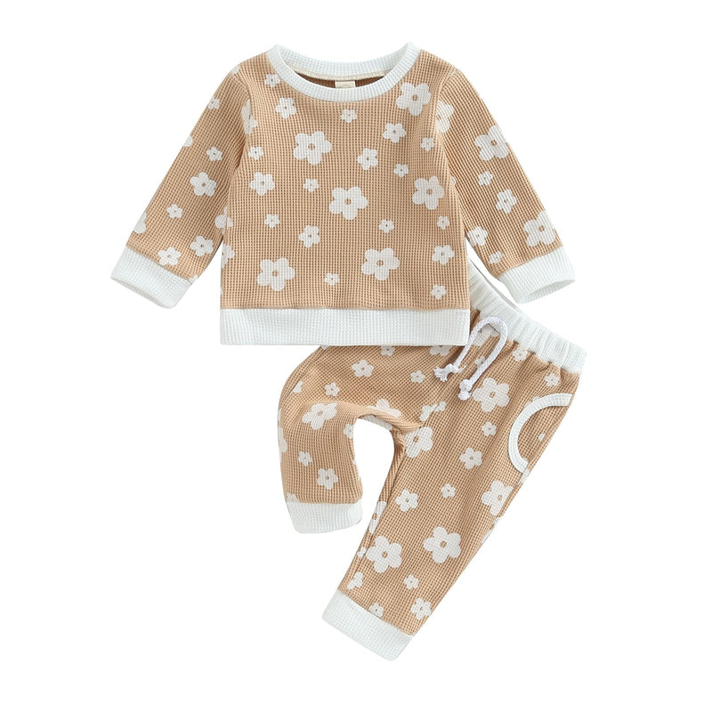 Conjunto Infantil Feminino Bolso Florzinhas