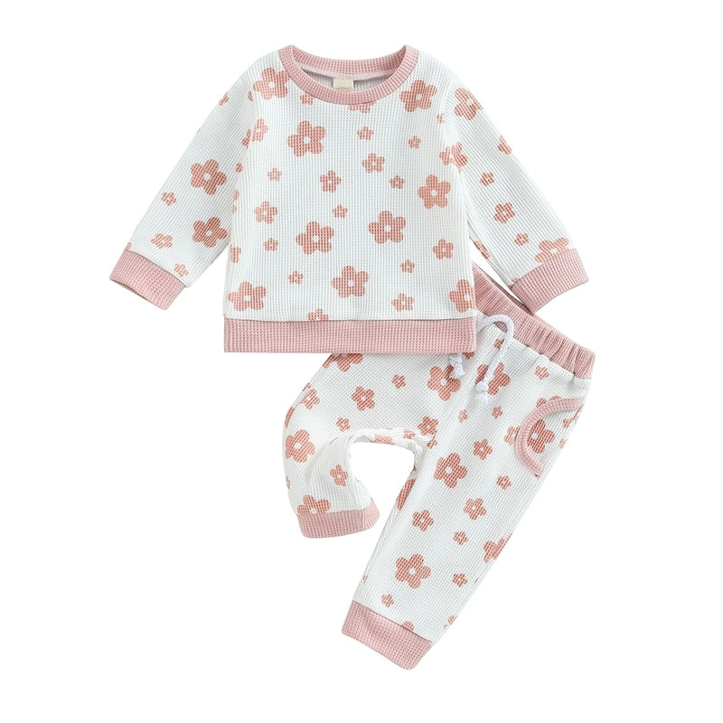 Conjunto Infantil Feminino Bolso Florzinhas